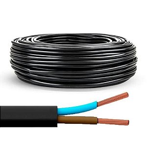 Cabo Paralelo 2x2,50mm Preto Corfio