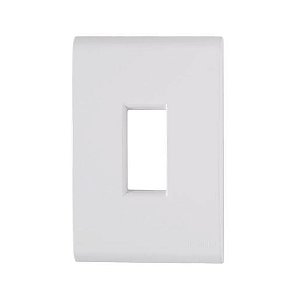 Placa 4x2 Para 1 Módulo Vertical Branco Tramontina Liz