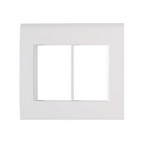 Placa 4x4 Para 6 Módulos Branco Tramontina Liz
