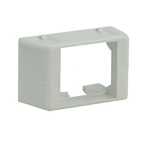 Porta Equipamento PVC Para 2 Módulos Branco Dutotec X