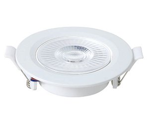 Spot de Led Redondo Embutido 6W 3000K Bivolt Slim Blumenau
