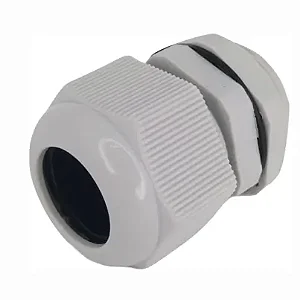 Conector Prensa cabo Rosca BSP 3/4 Cinza