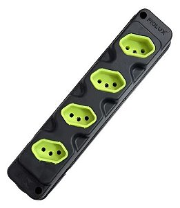 Barra De Tomada Com 4 Tomadas 2P+T20A Fiolux Robust