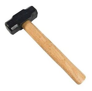 Marreta de Aço Nodular 500G e Cabo de Madeira Dtools