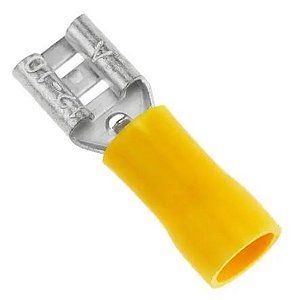 Terminal Faston Femea Para Cabo 4 e 6mm