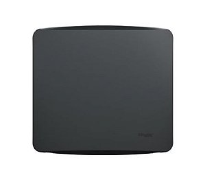 Placa Cega Com Bastidor 4x4 Grafite Miluz