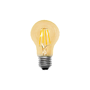 Lampada LED Bulbo Filamentada  A60 4W 2200K 400LM