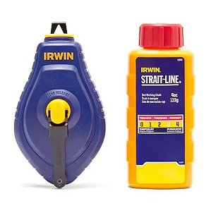 Giz de Linha Vermelho com 30m Strait-line Irwin