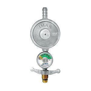 Regulador de Gás com Manômetro para Botijão