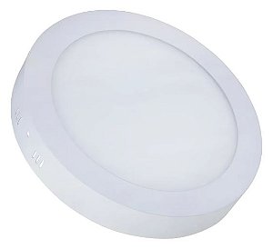 Painel de LED Sobrepor Redondo 22cm 4000K 18W