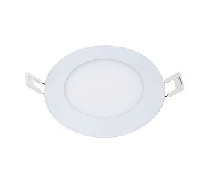 Painel de LED Embutir Redondo 12cm 4000K 6W