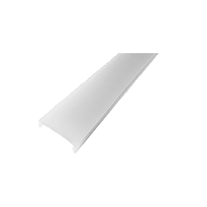 Difusor Branco para Perfil de LED 15,4X1mm Embutir e Sobrepor de 3m