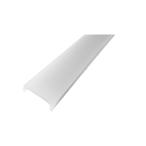 Difusor Branco para Perfil de LED 4,4x13,4mm Embutir e Sobrepor de 3m