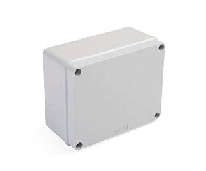 Caixa De Passagem Blindada Ip65 180x145x84mm Cinza