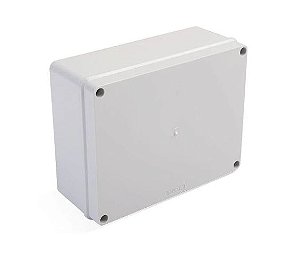 Caixa De Passagem Blindada Ip65 240x189x90mm Cinza