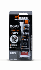 Silicone Para Alta temperatura Cinza 60g SS151 Sieger