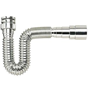 Sifão Extensivo Universal 72cm PVC Cromado