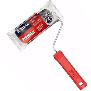 Rolo De Espuma Poliéster Cinza 9cm Com Cabo