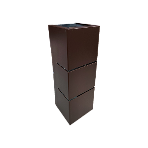 Arandela Focus 30cm com Soquete E27 Marrom