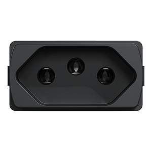 Modulo tomada 2P+T 20A Miluz Grafite Schneider Electric