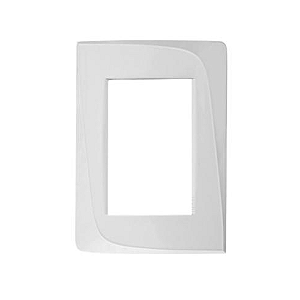 Placa Sem Bastidor para 3 Módulos 4x2 Pezzi 50.000 Tendenza Branca