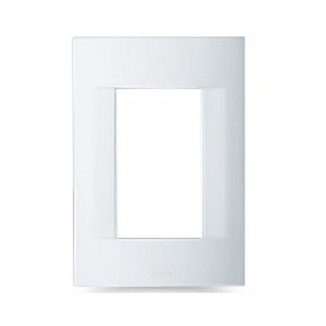Placa Sem Bastidor para 3 Módulos 4x2 Pezzi 50.000 Sublime Branca