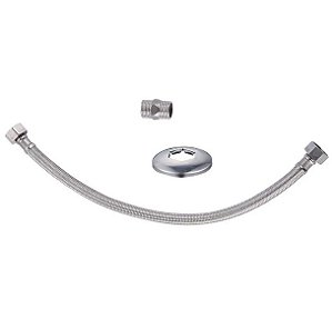 Engate Flexível de Inox 60cm Com Porca Mister