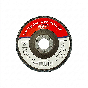 Disco Lixa Flap Reto 4.1/2 Grão 40 Mister