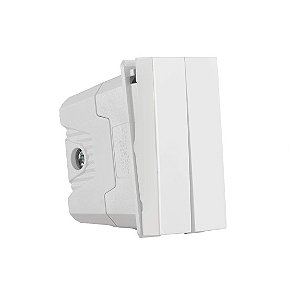 Módulo Interruptor Duplo Paralelo 10A 250V Orion Branco S70100304 Schneider Eletric