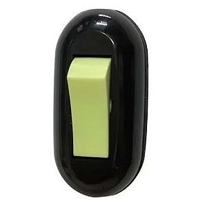 Interruptor de Linha Pera Meio Fio Radial Preto Bivolt