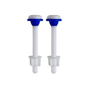 Kit Parafusos de Fixação e Vedação para Caixa Acoplada M10 x 80mm Blukit