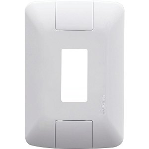Placa 4x2 para 1 Módulo Vertical Aria Branca Tramontina