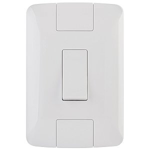 Interruptor Simples 4x2 com Placa Tramontina Aria Branco Tramontina