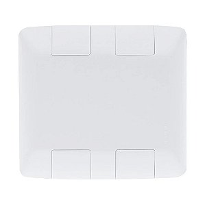 Placa Cega 4x4 Aria Branca com Suporte Tramontina