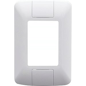 Placa 4x2 para 3 Módulos com Suporte Aria Branca Tramontina