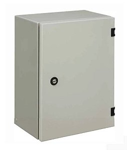 Quadro de Comando Metálico Sobrepor 400x300x200mm IP64 Sem Flange