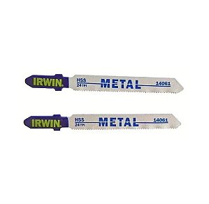Lâmina de Serra Tico-Tico Metal 24 Dentes 75mm Encaixe T IW14061 Irwin