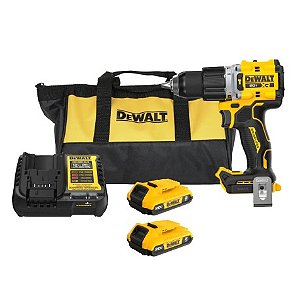 Parafusadeira e Furadeira de Impacto 1/2" 20V MAX XR Brushless com 2 Baterias DeWalt