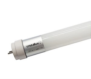 Lâmpada LED Tubular T8 9W 60cm 3000K Luz Quente Cristallux
