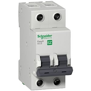 Disjuntor Bipolar 40A Curva C EZ9F33240 Easy9 Schneider Electric