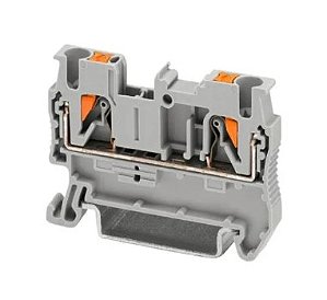 Borne Conector de Passagem PT 2,5 Push-In Cinza 3209510 Phoenix Contact