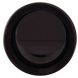 Interruptor Redondo Simples 10A 250V Preto para Móveis Tramontina
