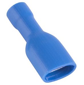 Terminal Faston Fêmea Pré-Isolados 2,5mm² Azul 100 Peças Tramontina