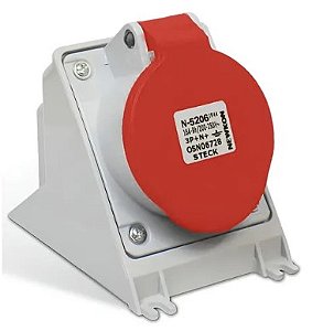 Tomada Industrial De Sobrepor 3P+N+T 32A 380/440V 6H N5206 Steck