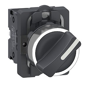 Chave Comutadora 22mm 2 Posições Fixas 1NA+1NF XA2AD25 Schneider Electric