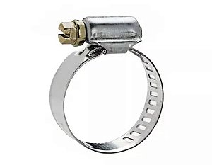 Abraçadeira Rosca Sem Fim L9.5 25x38mm (1" a 1.1/2") Zincada
