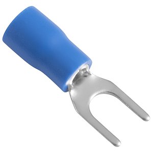 Terminal Forquilha Pré-Isolados 2,5mm² Azul 100 Peças Tramontina