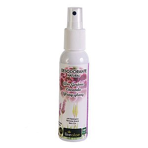 Desodorante Natural Aloe Gerânio 120ml - LiveAloe