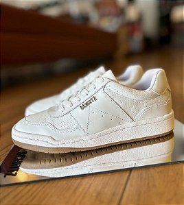 SCHUTZ TENIS CADARCO EM COURO RECORTES
