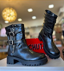 BOTA RAVEN CANO MEDIO PRETA SCHUTZ